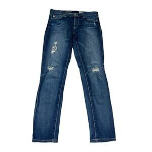AG Adriano Goldschmied Jeans The Legging Ankle Super Skinny Women 27 Denim Pants